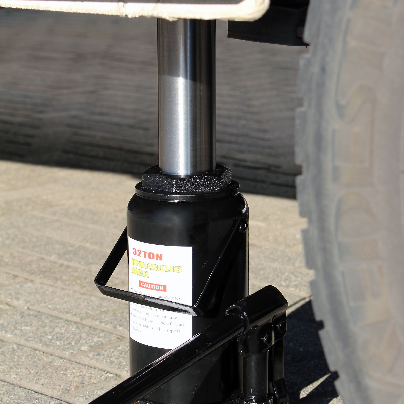 Cric a bottiglia da 32 t abbassamento lento 285-465 mm Martinetto idraulico