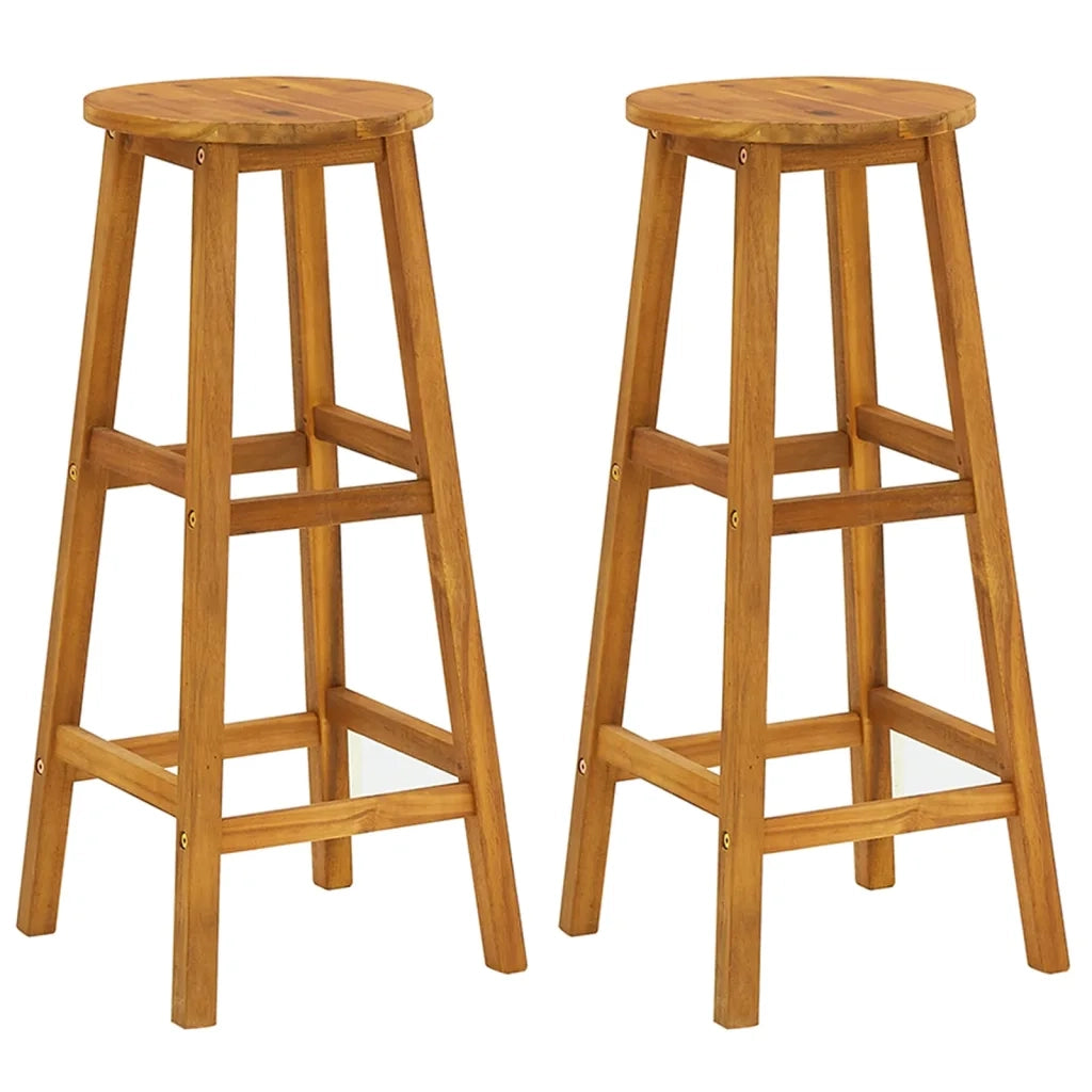 Set da Bar per Giardino 3 pz | Set Salotto da Giardino in Legno Massello di Acacia