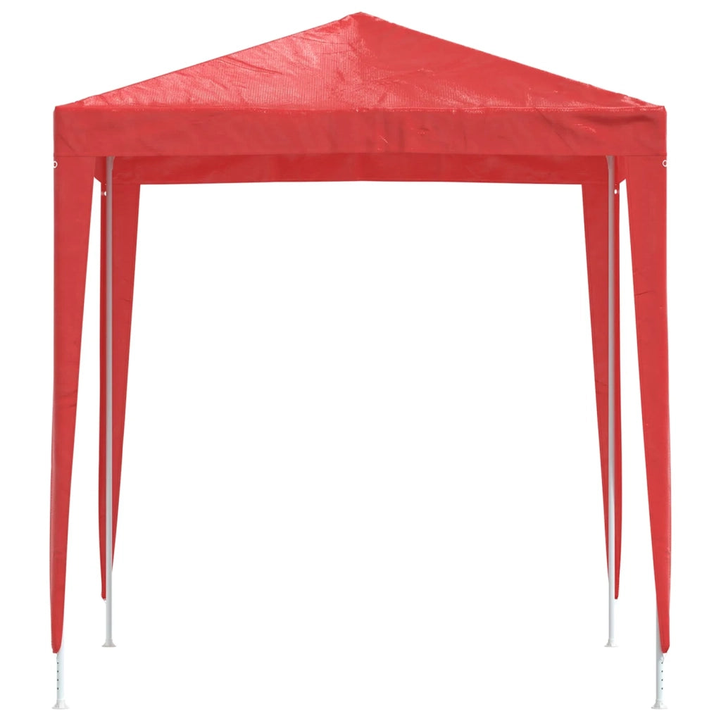 Tenda Party 200 x 200 x 240 cm Rosso PE e Acciaio 42032984