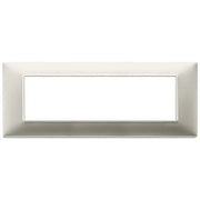 Vimar Plana placca 7 moduli colore nichel opaco 14657.21