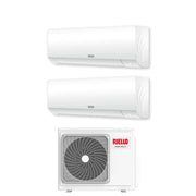Condizionatore Dual Split Riello Aaria Plus I 9+9 con AARIA MULTI 250 PI R-32 Wi-Fi Integrato