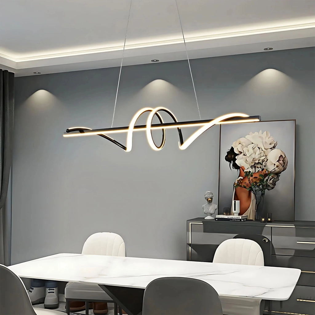 Lampa Wisząca Lhj023-cp 120 Cm Black