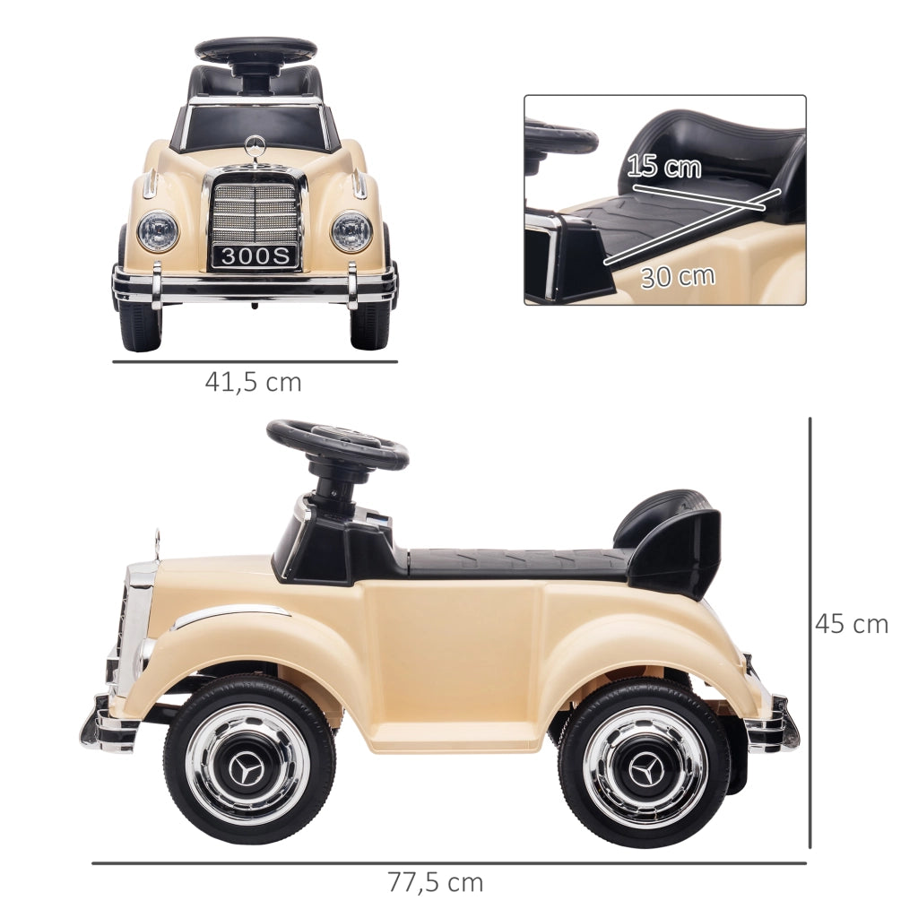 Auto giocattolo per bambini Mercedes Benz Design 300 S ¨C zephmum ¨C beige