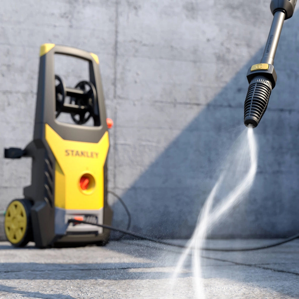 Idropulitrice ad Alta Pressione STANLEY SXPW19BX (1900W, Pressione 150 bar, Portata 440 l/h) con Patio Cleaner e Spazzola Fissa