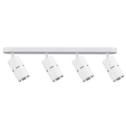 Lampada parete-soffitto 4xGU10 orientabile bianca Polux Bamboo