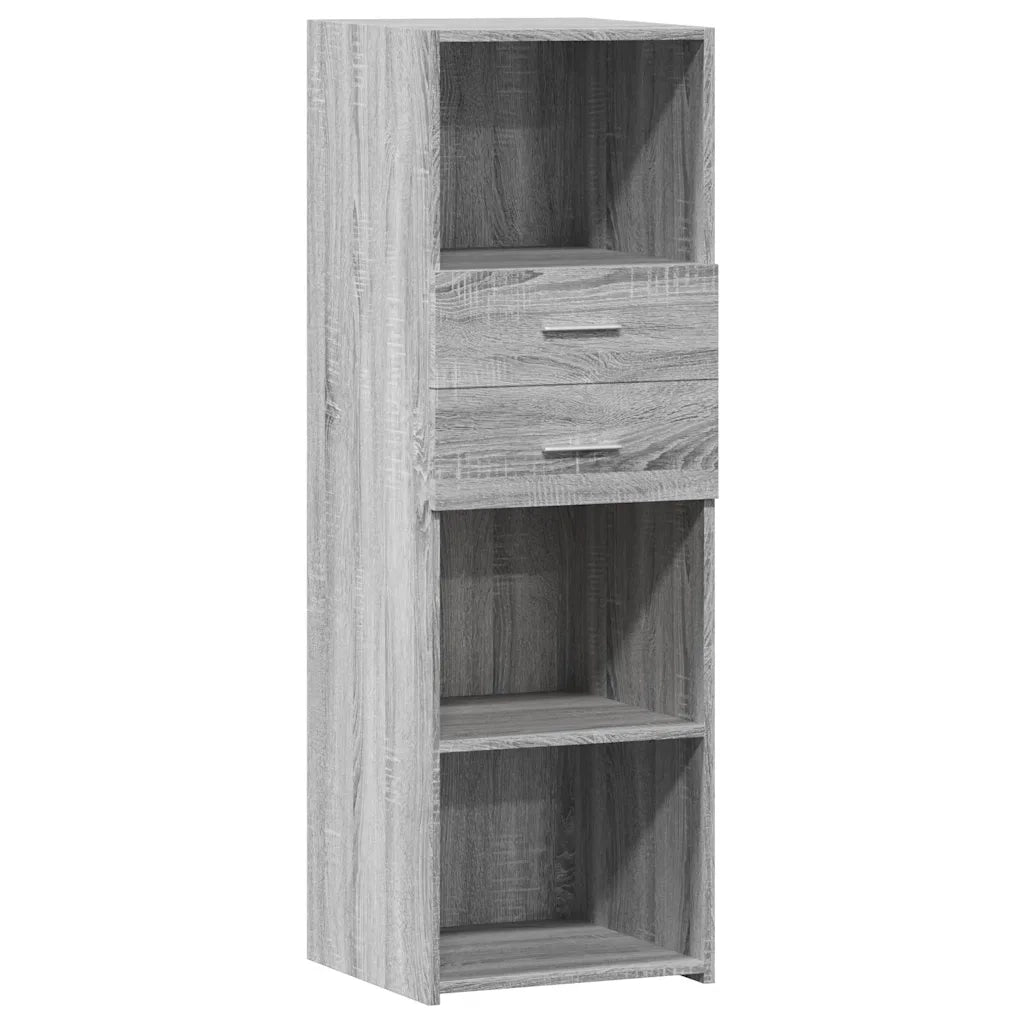 Credenza Grigio Sonoma 40x42,5x124 cm in Legno Multistrato 846164