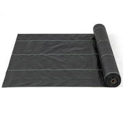 Tessuto anti-erbacce da 25 m x 2 m per un giardinaggio moderno e accogliente realizzato in PP nero (20_0014368)