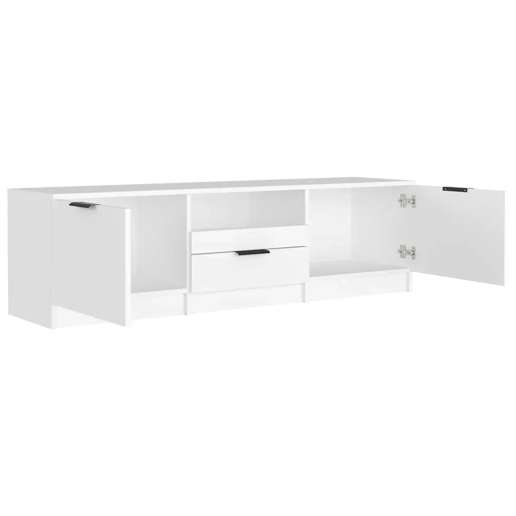 Mobile Porta TV Bianco 140x35x40 cm in Legno Multistrato cod mxl 15350
