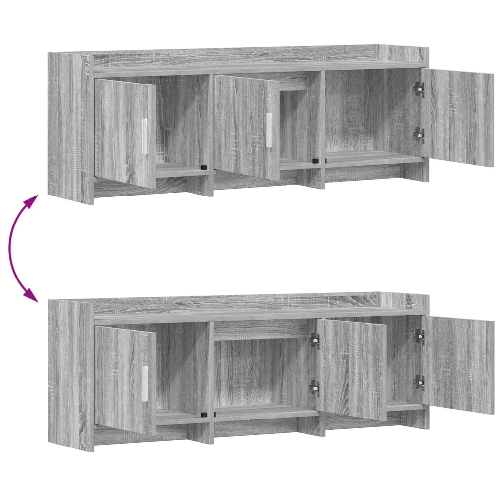 Mobile TV 130 x 33 x 47 cm Sonoma grigio Legno ingegnerizzato 8011200