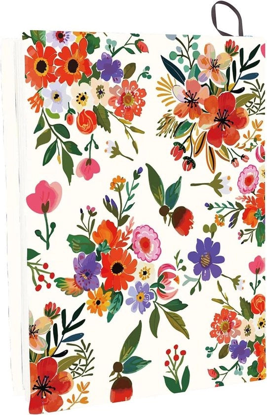 Copertina rigida per libro con impronta vintage di piante, ripiegabile, impermeabile, confezione in nylon, copertina elastica per notebook, ideale per appassionati di libri e regali.