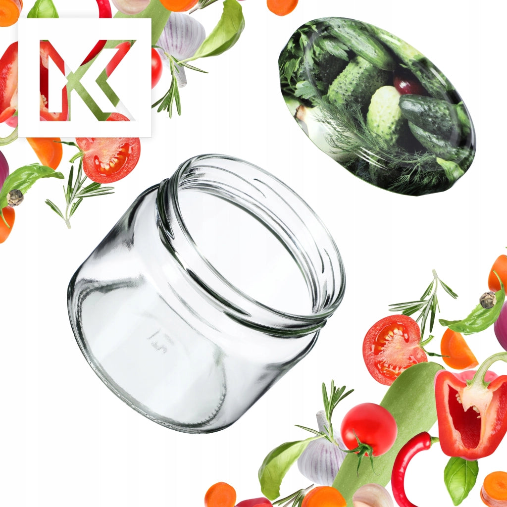 KADAX Sonka vasetti 330ml 10pz 82mm + coperchi "Cetrioli"