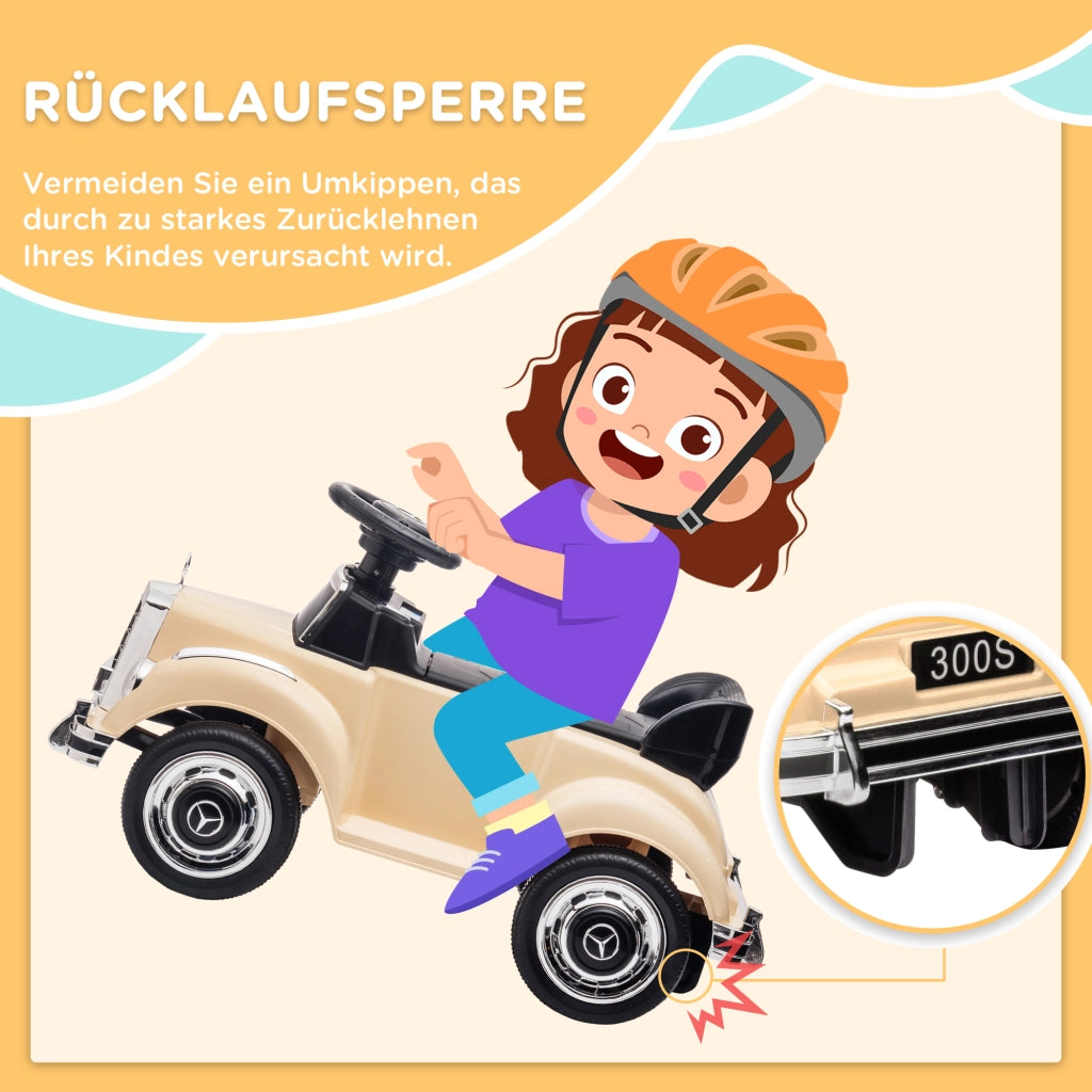 Auto giocattolo per bambini Mercedes Benz Design 300 S ¨C zephmum ¨C beige