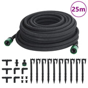 Tubo di Irrigazione da Giardino Nero 0,6" 25 m in Gommacod mxl 110897