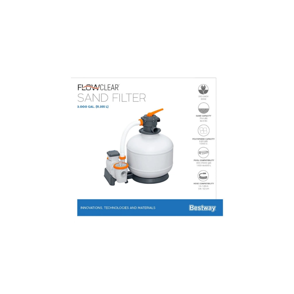 POMPA FILTRO A SABBIA 11.355 LT/H BESTWAY 58486