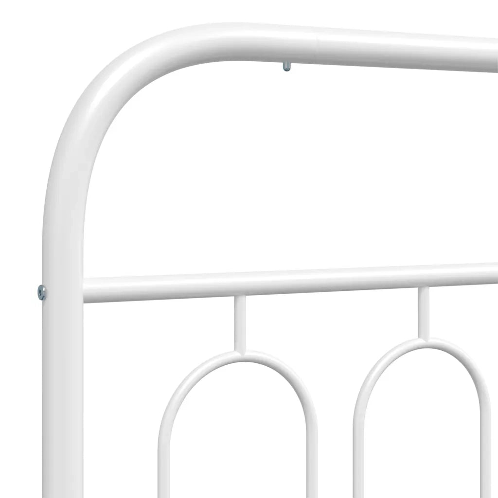 Testiera | Testata di Ricambio in Metallo Bianco 107 cm