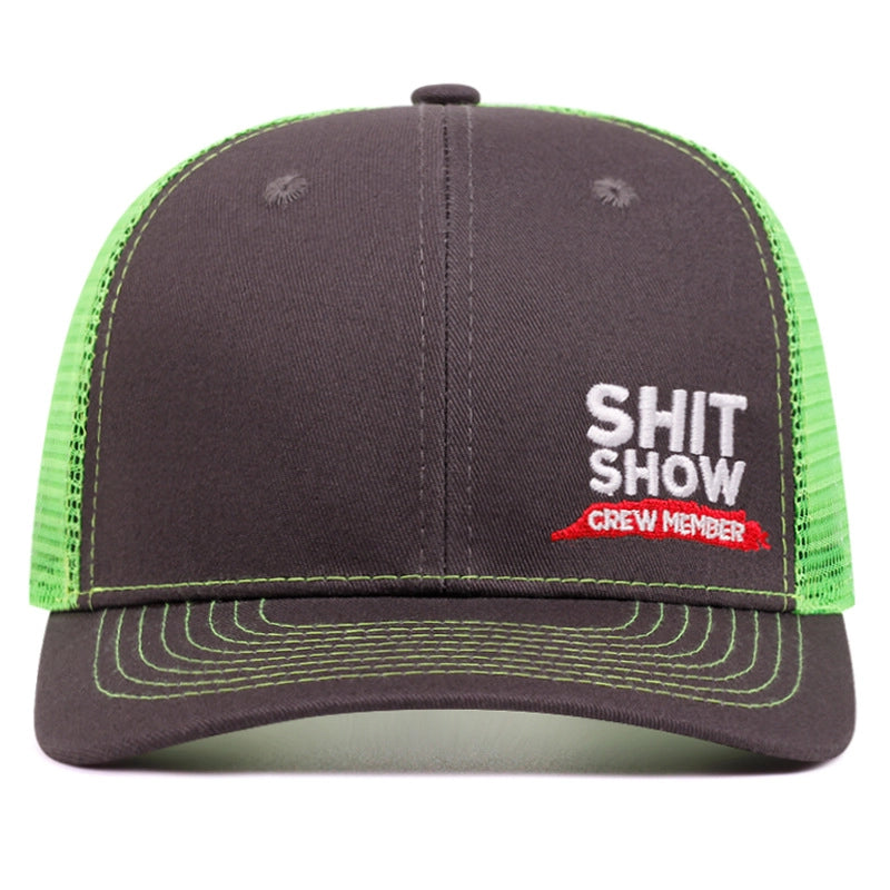 SHIT SHOW CREW MEMBRO Cappellino da baseball multicolore