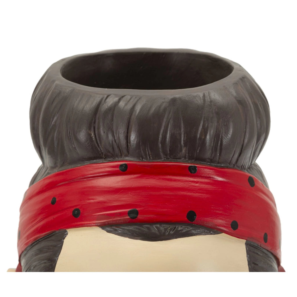 Scultura Donna 4, Multicolore, Poliresina, 21x16x27 cm