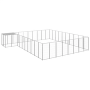 Gabbia per Cani Argento 25,41 mÂ² in Acciaio   cod mxl 34118
