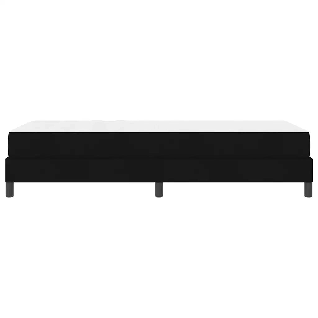 Letto a molle con materasso Nero 100 x 200 cm Tessuto 3398467