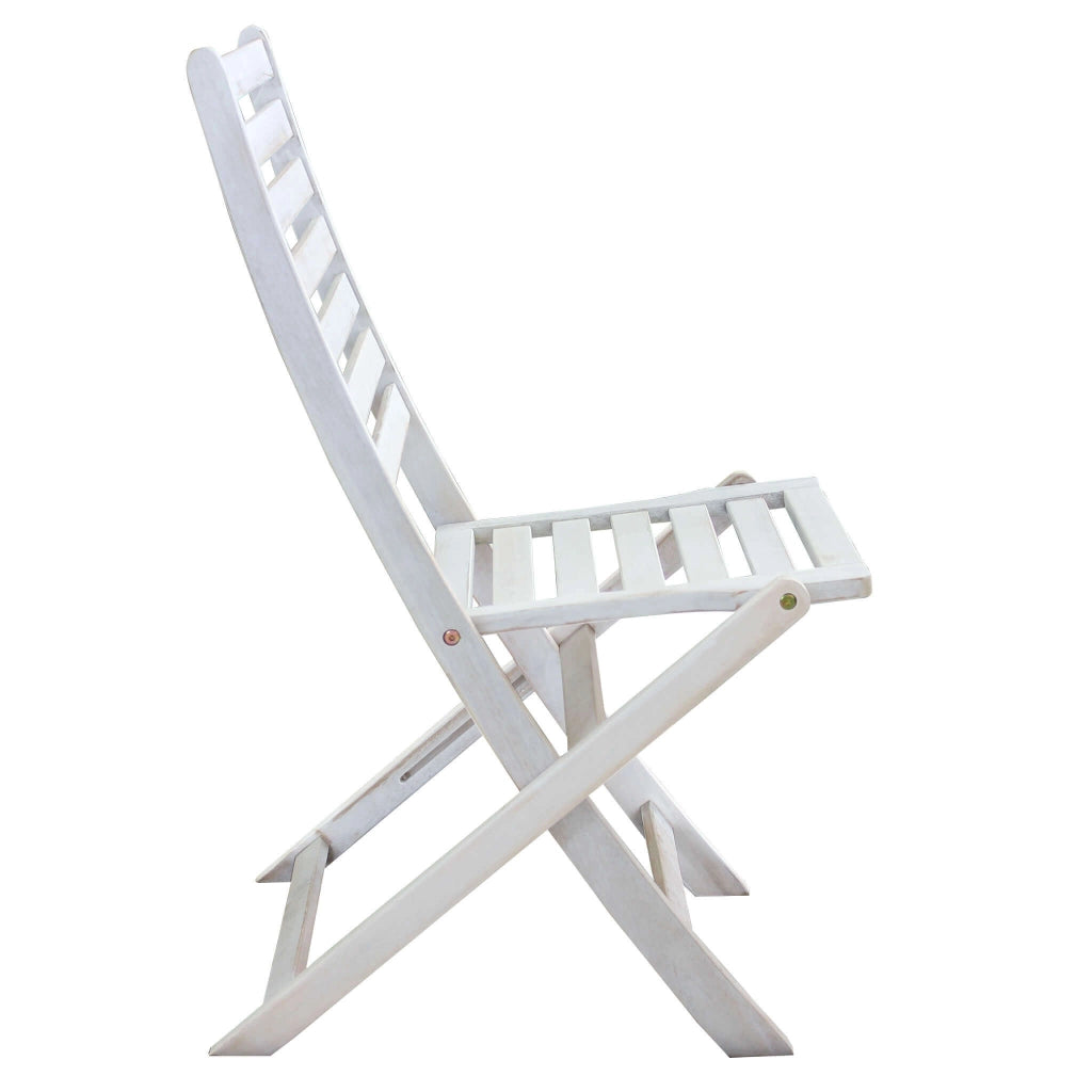 SEDIA SERENA PIEGHEVOLE SENZA BRACCIOLI IN COLORE BIANCO