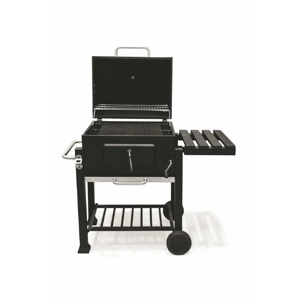 BARBECUE RETTANGOLARE DE LUXE CON COPERCHIO 116 X 56 X H109