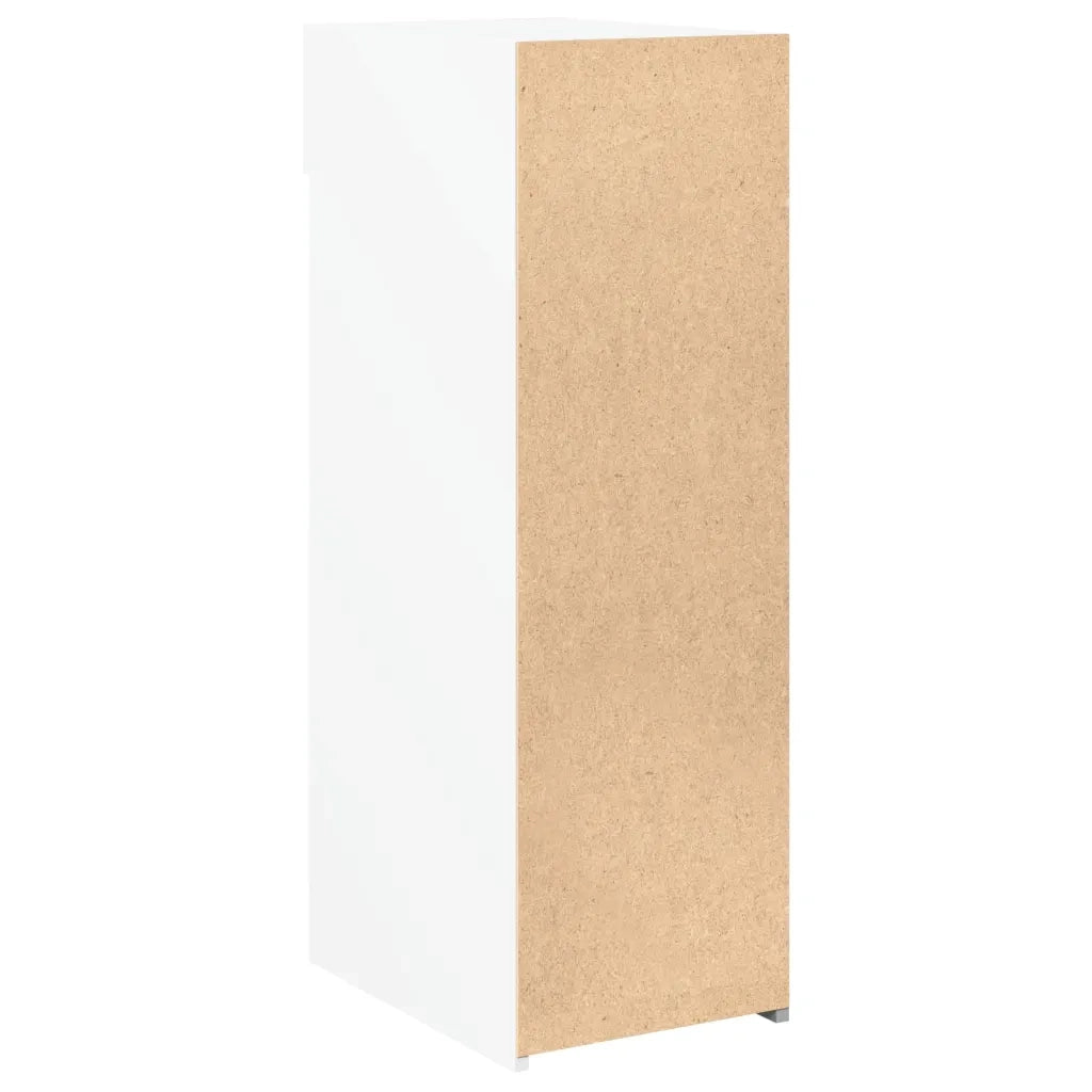 Credenza | Madia | Buffet da pranzo | Armadio da pranzo Bianca 30x42,5x93 cm in Legno Multistrato