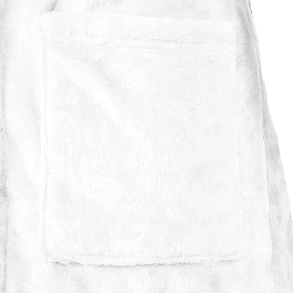 Accappatoio con Cappuccio Bianco s Flanella CFW8410696