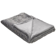 Coperta in poliestere grigio 130 x 180 cm copriletto plaid motivo stella dorato soggiorno camera da letto