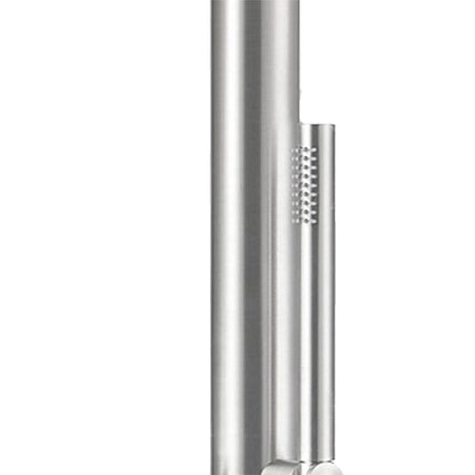 Doccia da Giardino 221x18x56 cm con Doccetta Sined Budoni Inox