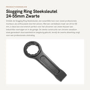 Chiave a bocchetta 24-55mm - Resistenze allo shock - Nero - Adatto per veicoli - Utilizzo DIY - Utilizzo industriale - Chiave a bocchetta