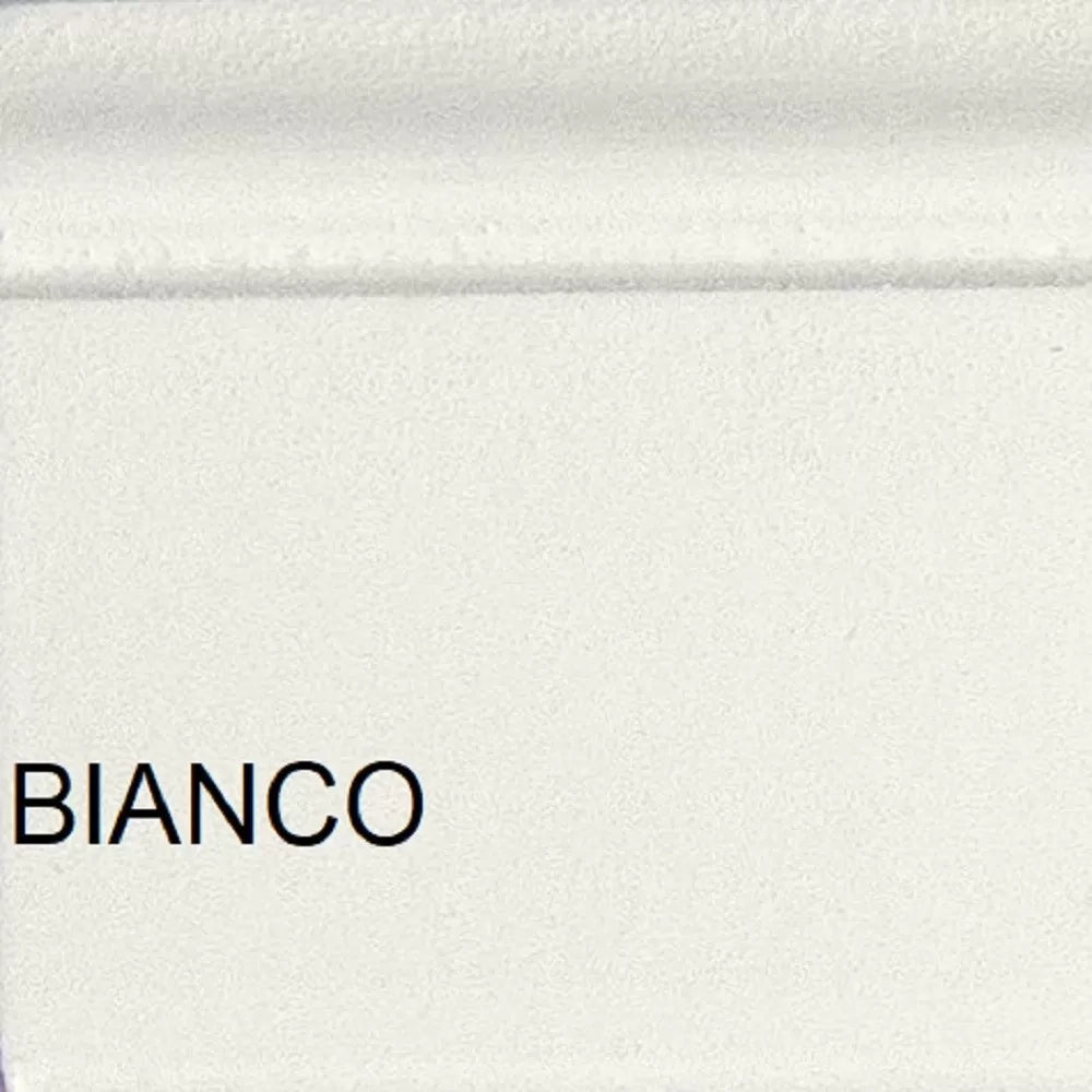 Madia credenza 4 porte legno shabby bianco e noce 205x45x98 - Mobili 2G