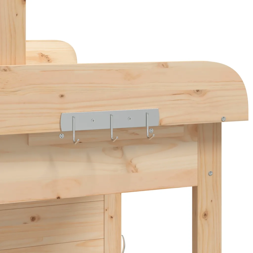 Tavolo Invaso con Mobile 110,5x45x124,5cm Massello Abete CFW6492638