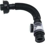 Flessibile tubo di scarico WC - tubo di scarico in PVC - estensione per vasca - scarico fognario nero - multifunzionale.