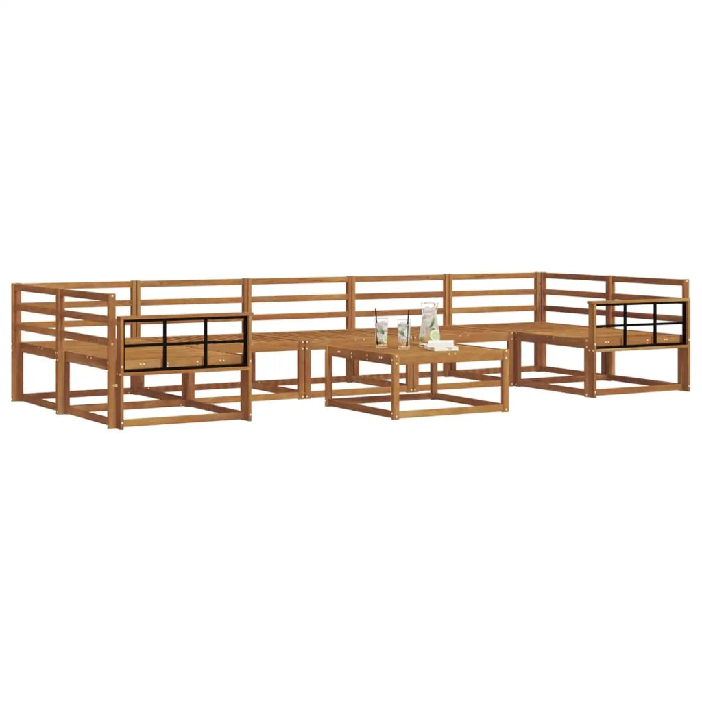 Set di divani da esterno 8 pcs Naturale 3367342