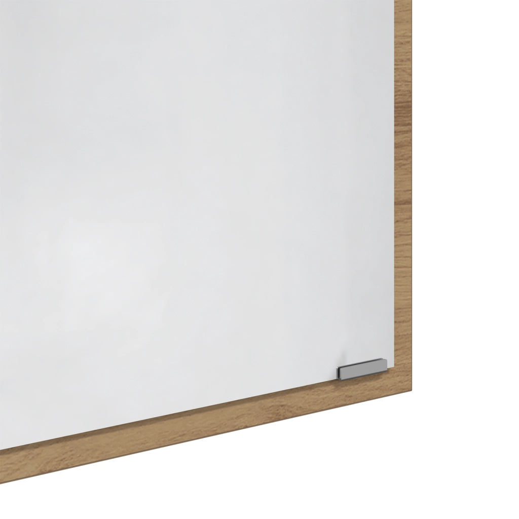 Specchio da Bagno Quercia Artigianale Legno ingegnerizzato, Vetro
