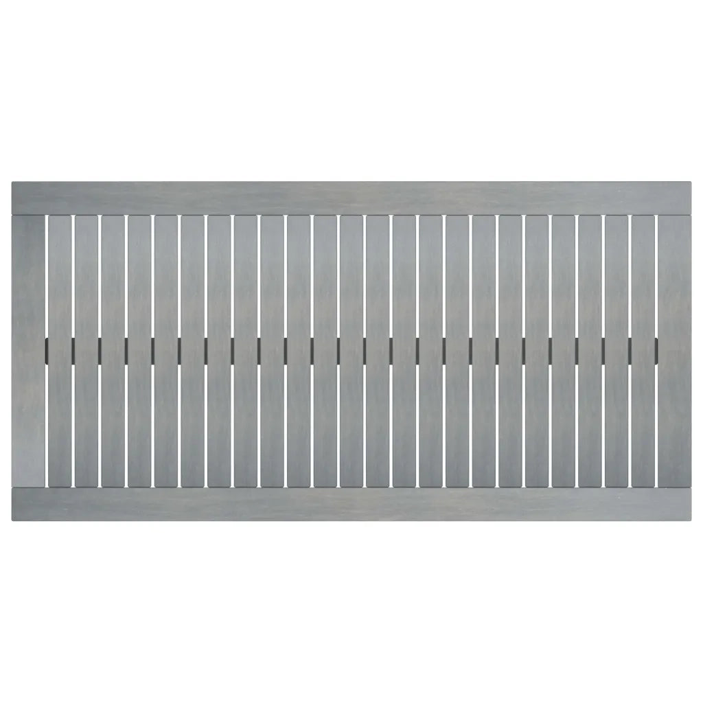 Tavolino da CaffÃ¨ 100x50x33 cm Grigio Legno Massello di Acacia cod mxl 34503