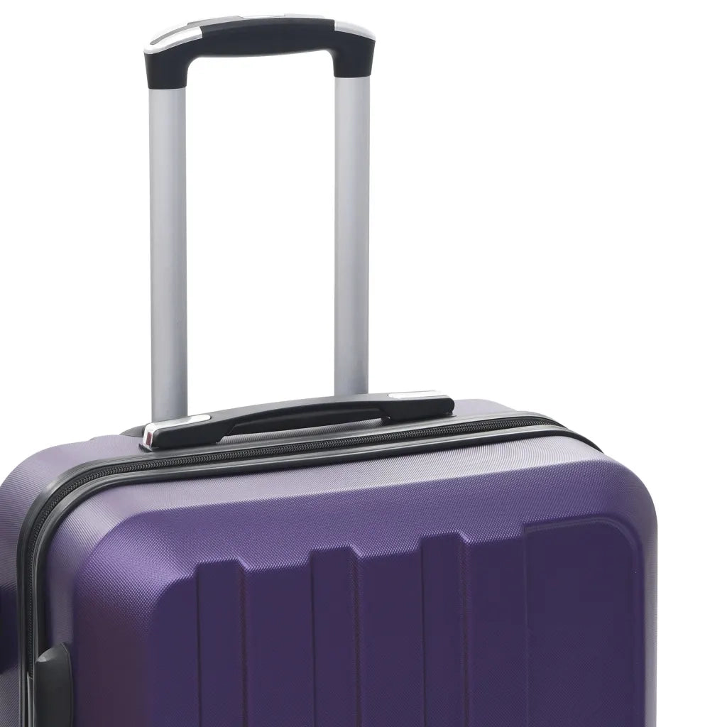 Set Trolley a Custodia Rigida 3 pz Viola in ABS cod mxl 76067