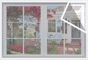 Velo da finestra - rete per zanzare - 1 pezzo - bianco - 100 x 140 cm
