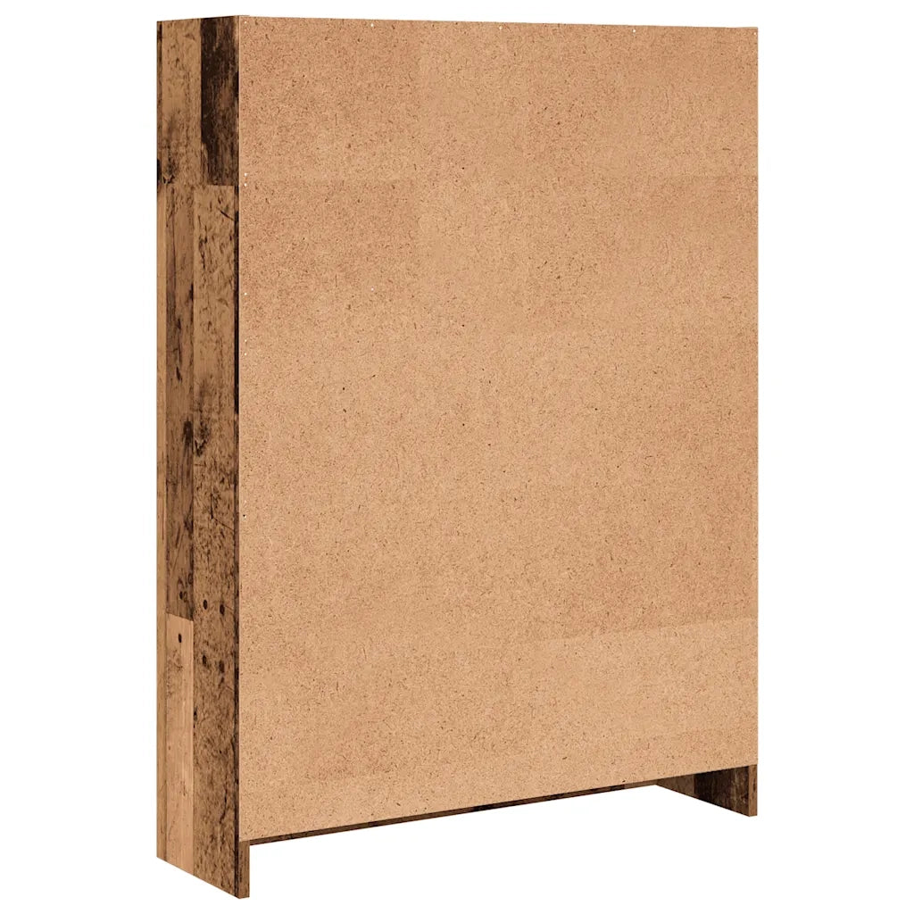 Libreria Legno Antico 80x24x109 cm in Legno Multistrato