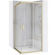 Cabina Doccia Rea City 90x90 Gold senza piatto doccia