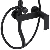 Set Doccia Rea Storm Black Matt