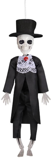 Decorazioni per Halloween Skelet del Sposo Ornamenti per Casa degli Spettri Abito da Festa Horror