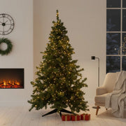 Tinsel, Albero di Natale 150 cm 42 Rami Made in Italy, 150h cm Verde