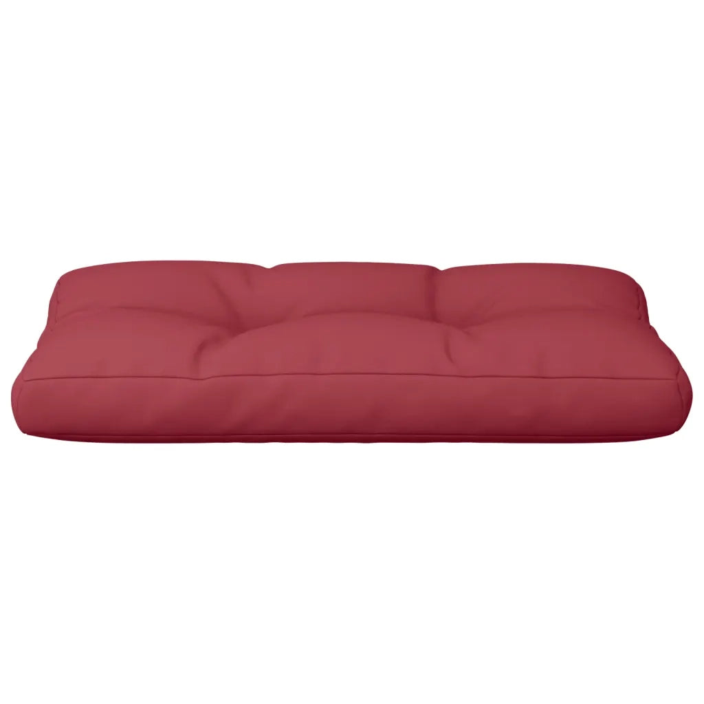 Cuscino per pallet | Cuscini per sedie Rosso Vino 70x40x12 cm in Tessuto