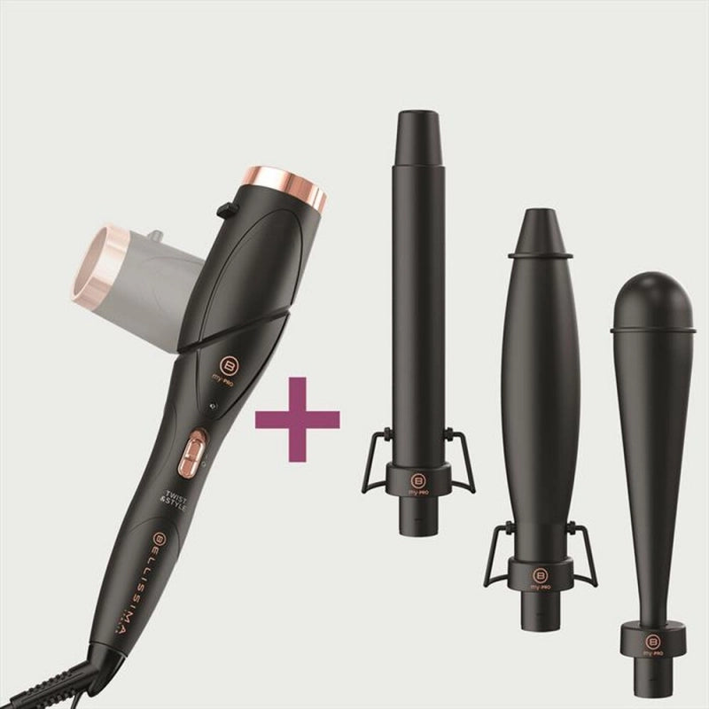 Imetec arricciacap. 11888 twist&sty 200w ceramica 3 accessori - 11888IME