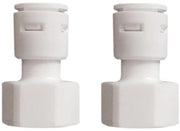 Accessori per filtro acqua - Connettore di rapida unione - Ideale per sostituire - Adatto per water dispenser - Materiale: plastica - Bianco