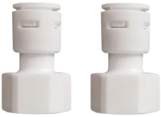 Accessori per filtro acqua - Connettore di rapida unione - Ideale per sostituire - Adatto per water dispenser - Materiale: plastica - Bianco