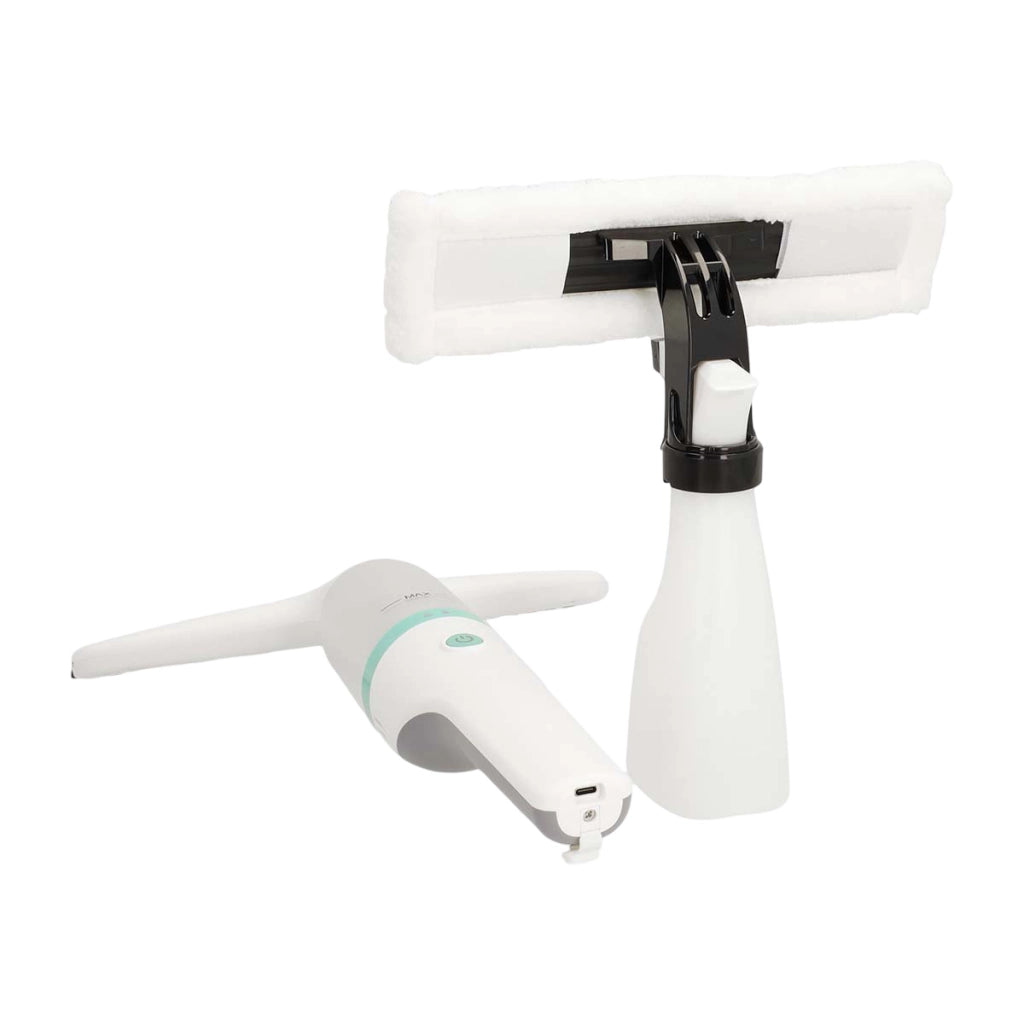 Pulitore Vetri Senza Aloni 1200Pa Autonomia 45min Ricarica USB-C Bianco Nedis