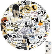 Sticker acqua resistente 100 pezzi - Sticker PVC - Sticker cartonato - Sticker per skateboard/laptop - Alta qualità - Sticker decorativi

Specifiche tecniche:
- Materiale: PVC
- Dimensioni: variabile
- Quantità: 100 pezzi