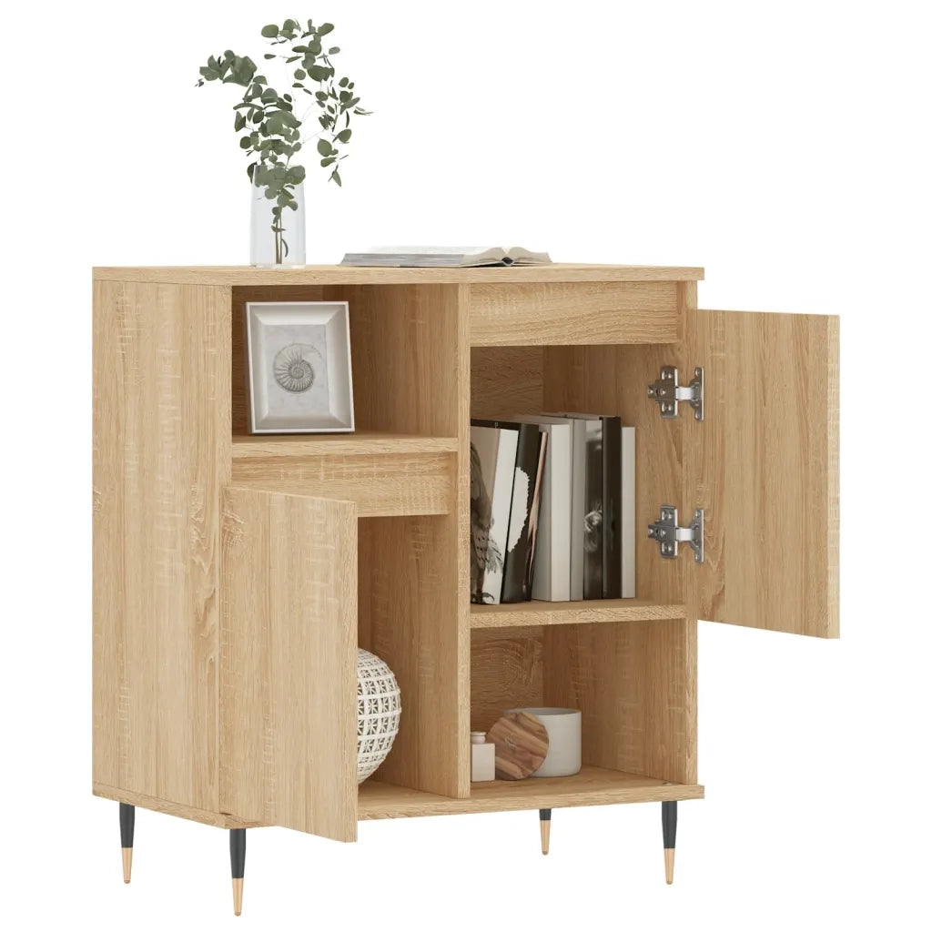 Credenza Rovere Sonoma 60x35x70 cm in Legno Multistrato 831183